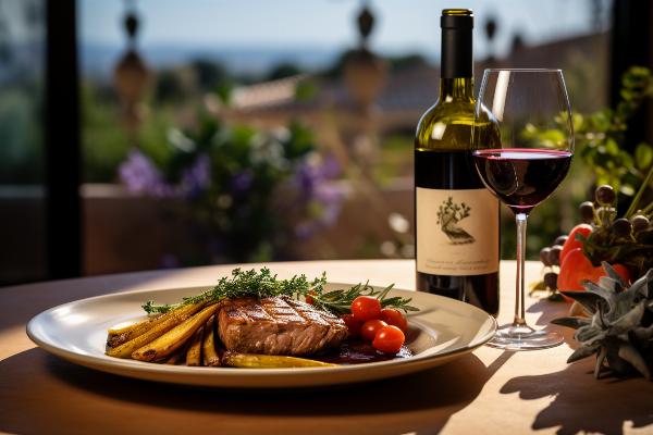 Les vins rouges du Mont Ventoux se marient bien avec certains plats de la région