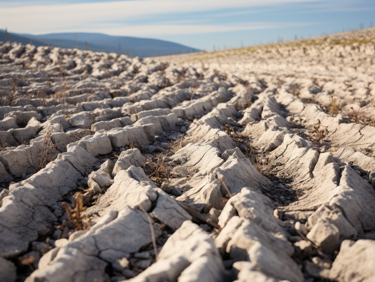 Le réchauffement climatique assèche les sols du Mont Ventoux ce qui peut affaiblir la production du vins